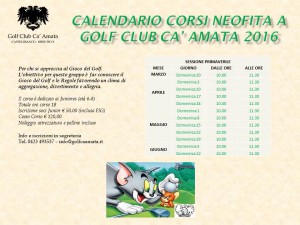 CALENDARIO CORSI NEOFITA A primavera