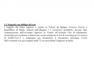 DECRETO VENETO FERIE